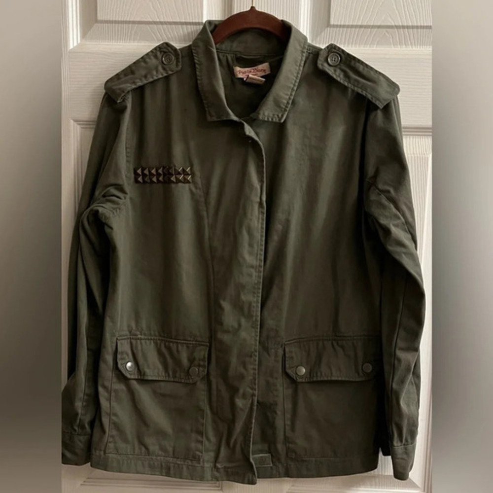 VINTAGE~PARIS BLUES~KHAKI GREEN JACKET~NWOT